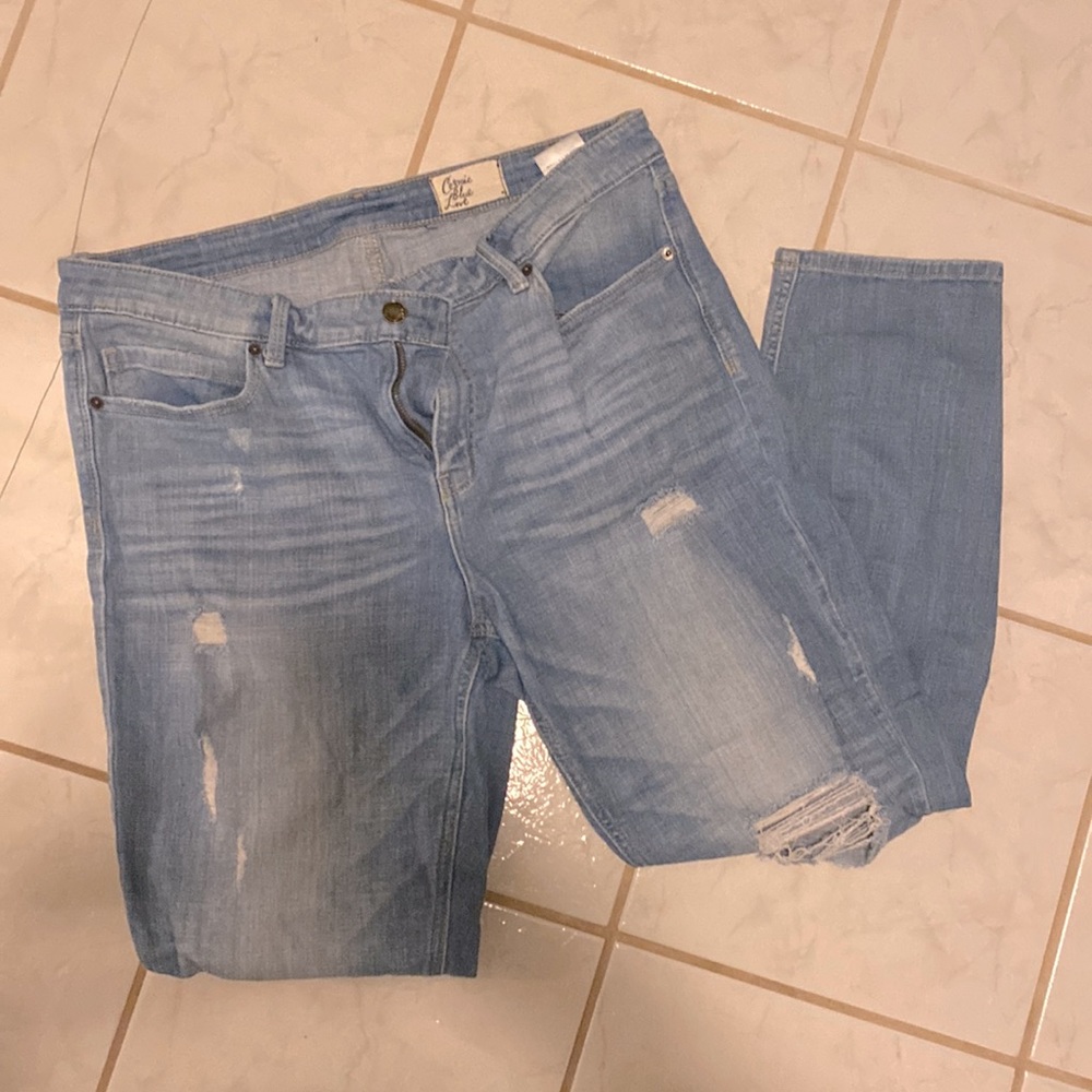 Cosmic Blue Love StitchFix Jeans